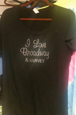 I Love Broadway (& Harvey) Fan T-Shirt -