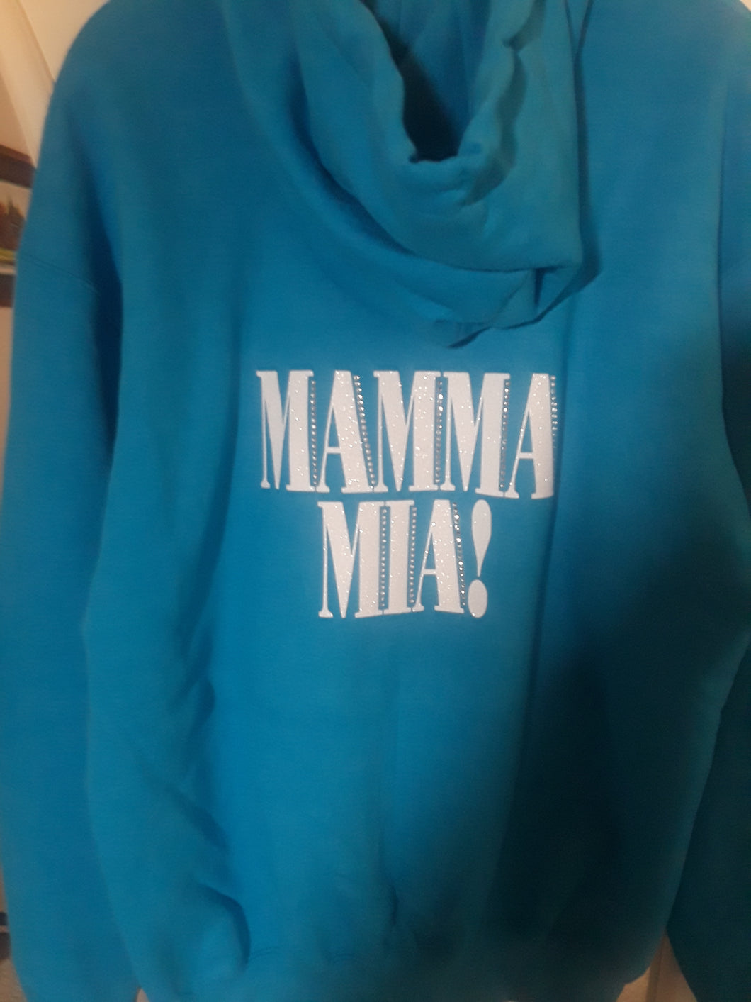 Mamma Mia Aqua Cast Keepsake Full Zip Hoodie