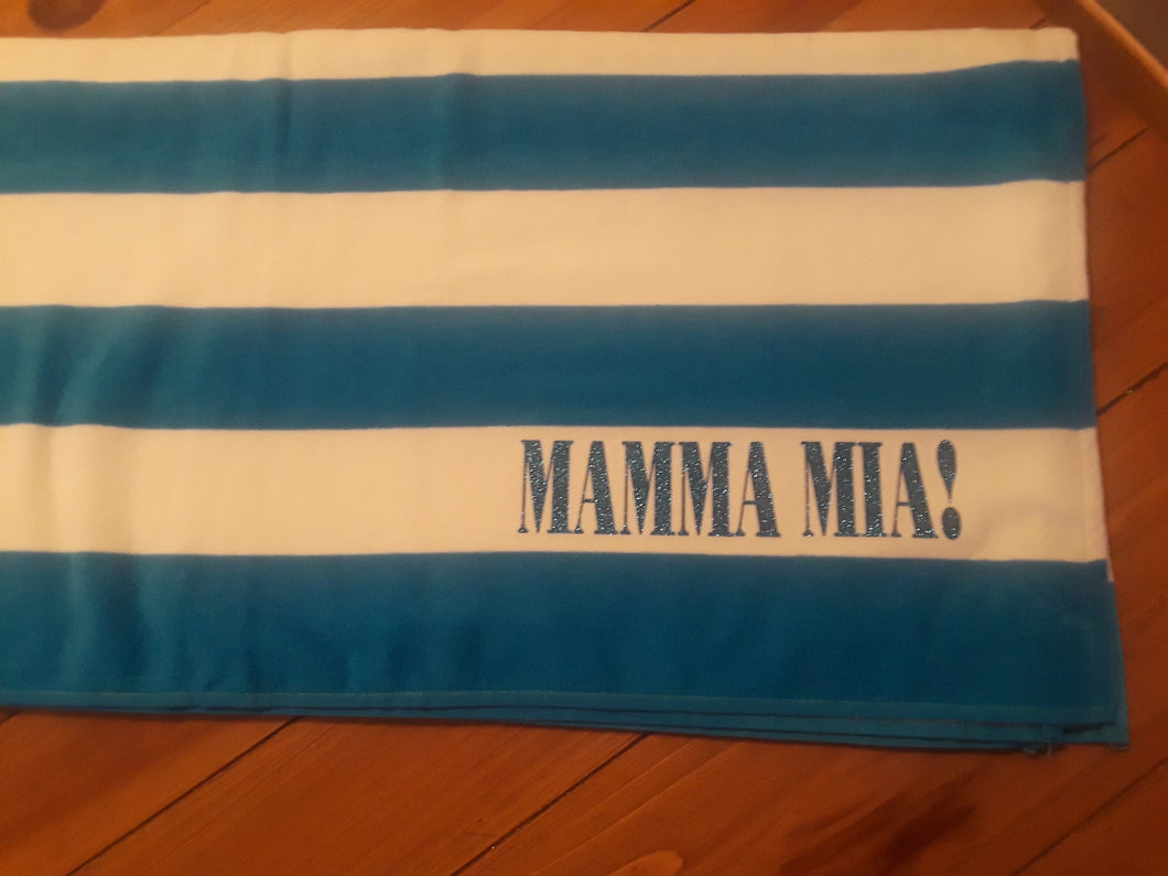 Mamma Mia Beach Towel